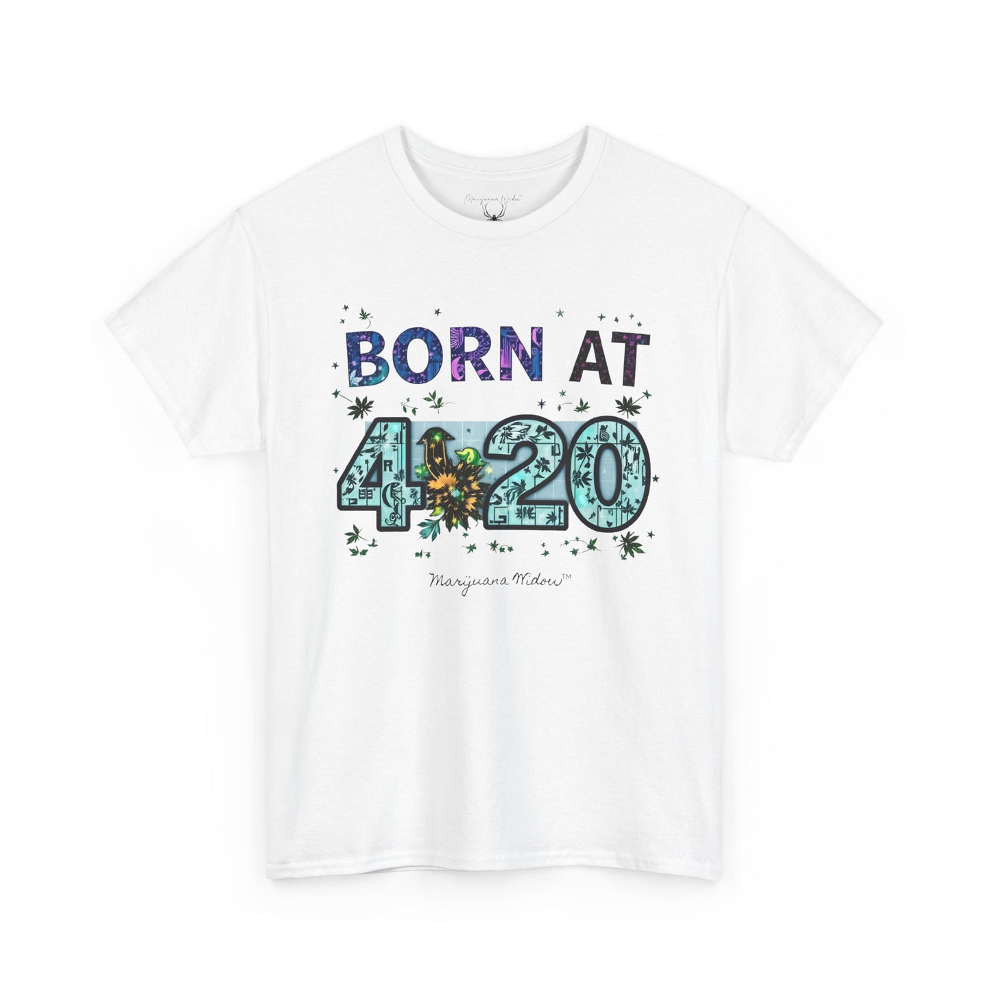 Born at 4/20 T-Shirt — Cannabis Birthday Tee