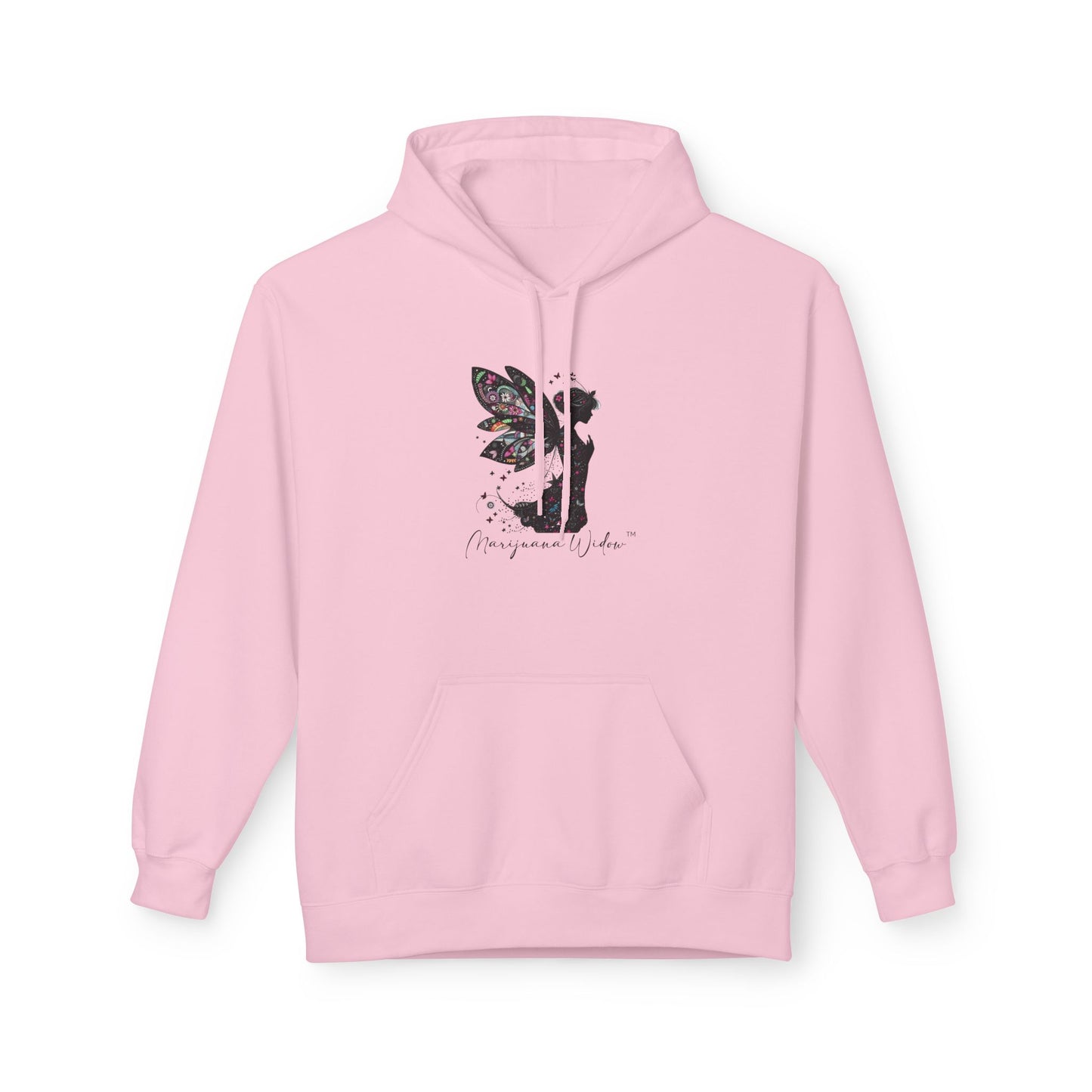 Praying for Peace - Fairy Butterfly Floral Wings Hoodie — Whimsical Butterfly Silhouette Pullover