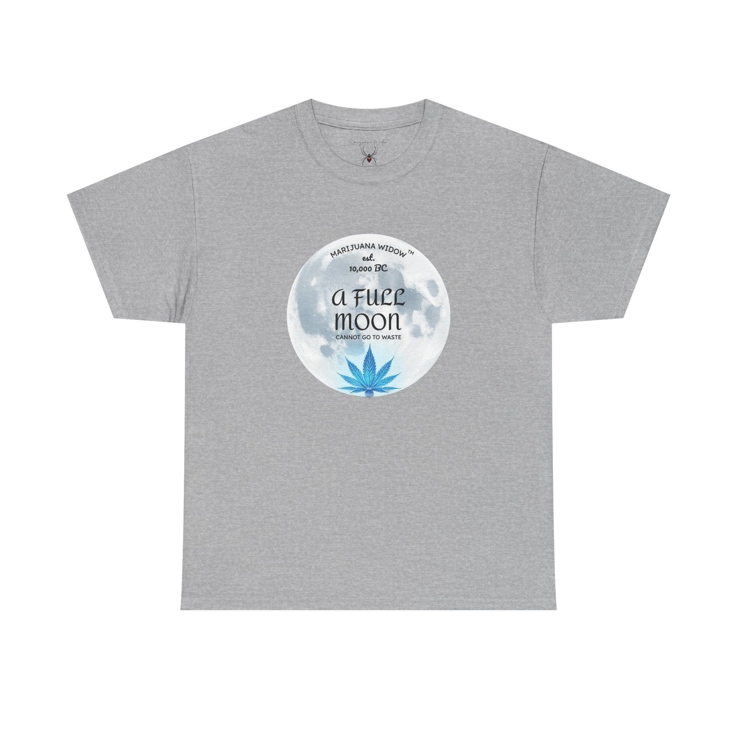 Full Moon Marijuana Flower - Unisex T-shirt