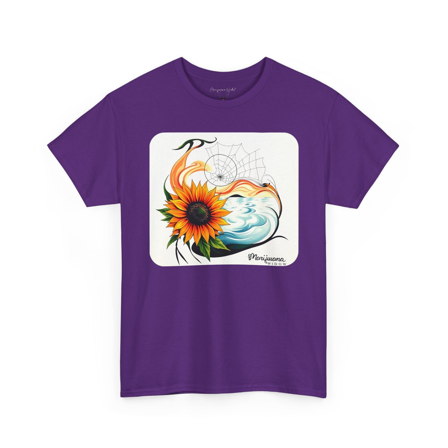 Sunflower Wave T-Shirt — Dreamcatcher Ocean Floral - Unisex T-shirt