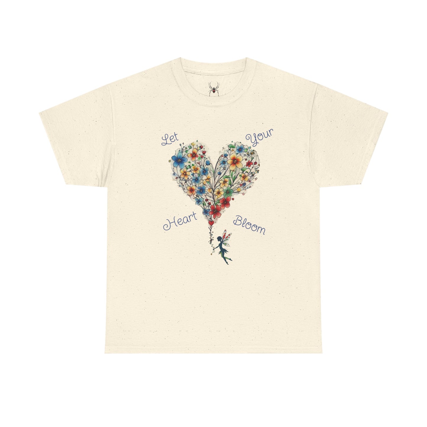 Floral Heart T-Shirt — Let Your Heart Bloom - Cute Watercolor Bouquet Heart Unisex Tee