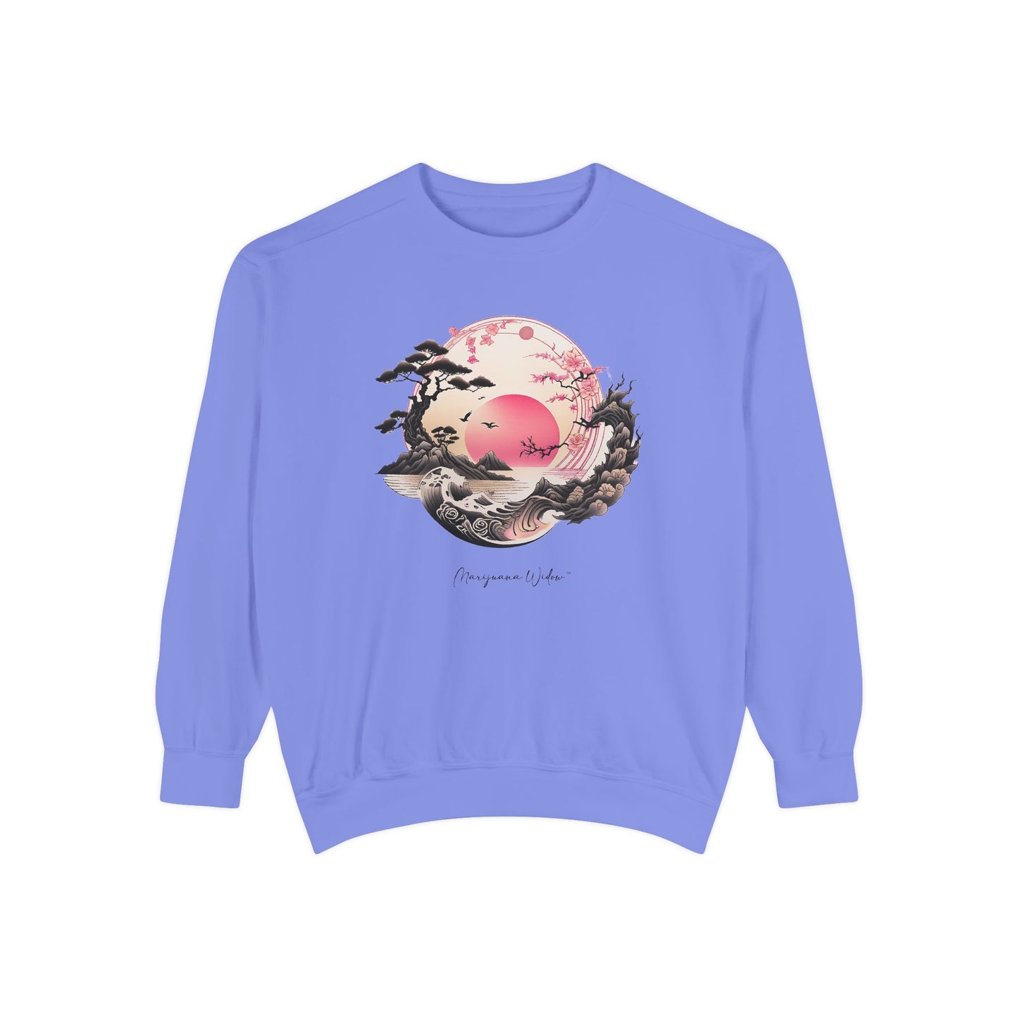 Japanese Sunset Cherry Blossom Sweatshirt