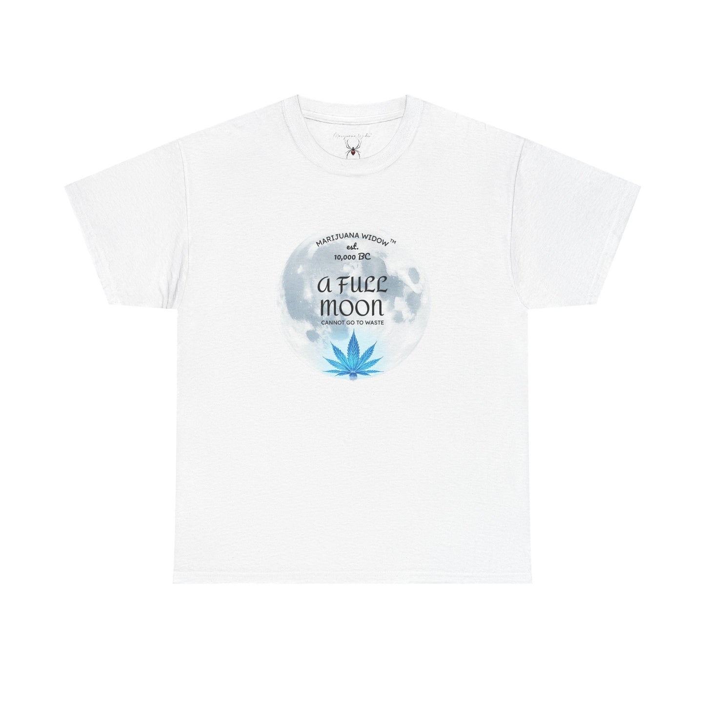 Full Moon Marijuana Flower - Unisex T-shirt