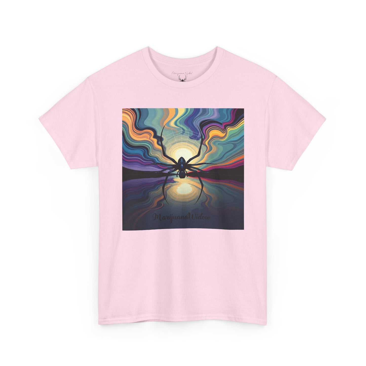 Psychedelic Sunset Spider - Unisex T-Shirt