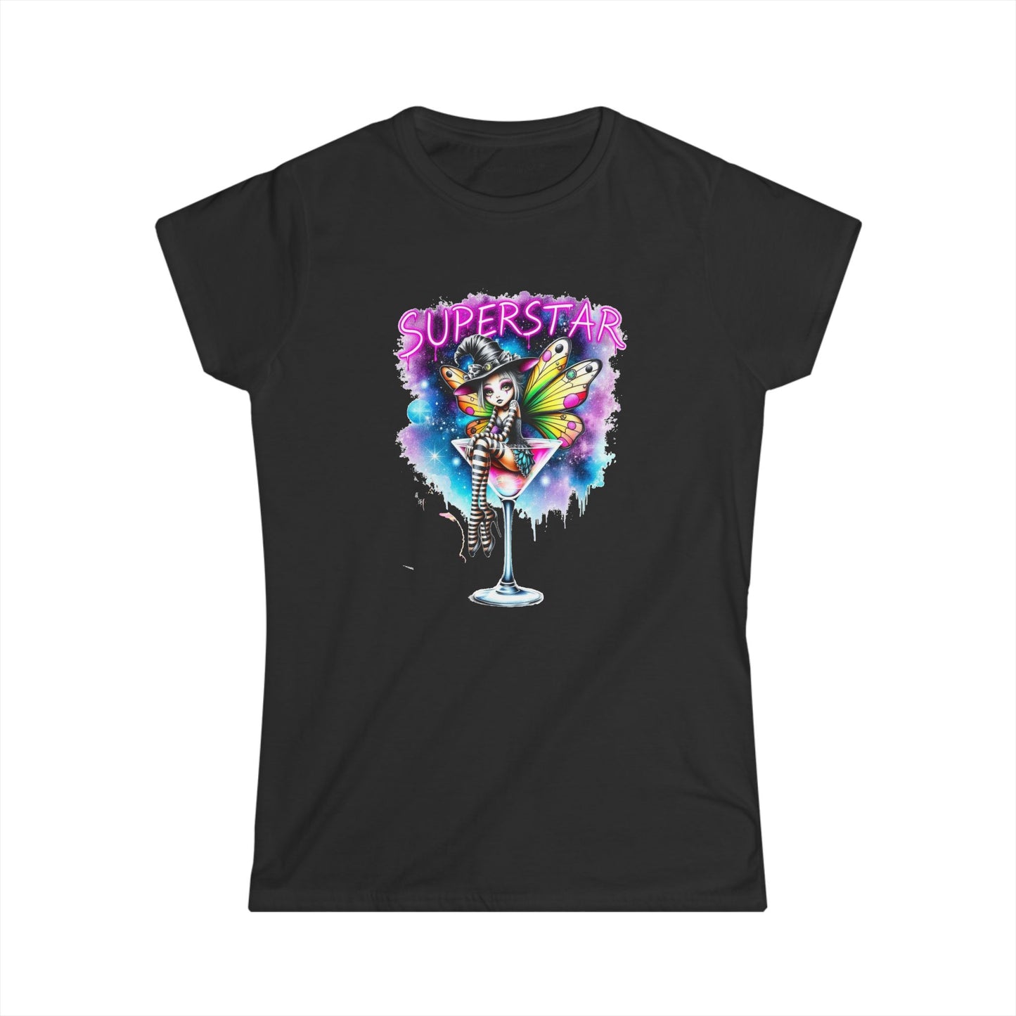 Halloween Fairy - Superstar - Fairy in a Glass - Women's Tee