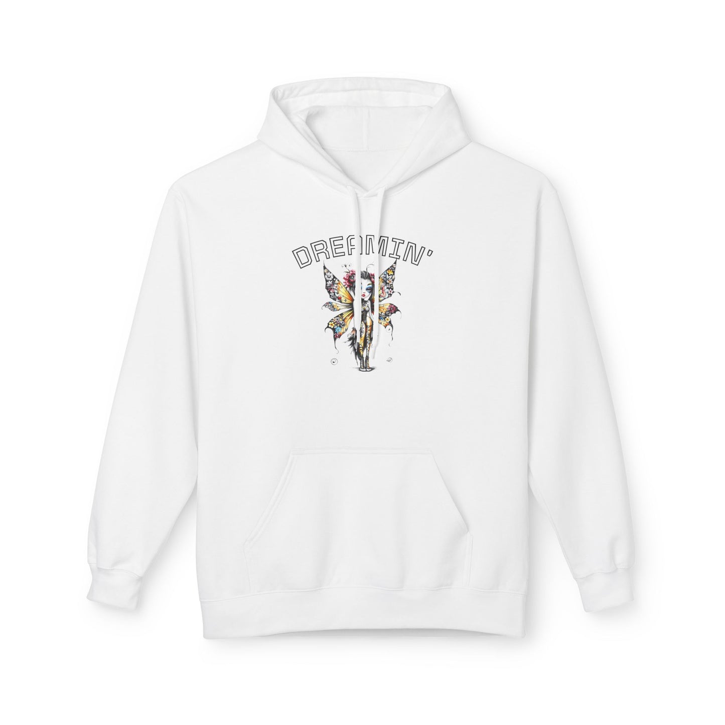 Goth Fairy - Dreamin' Floral Hoodie — Unisex Pullover