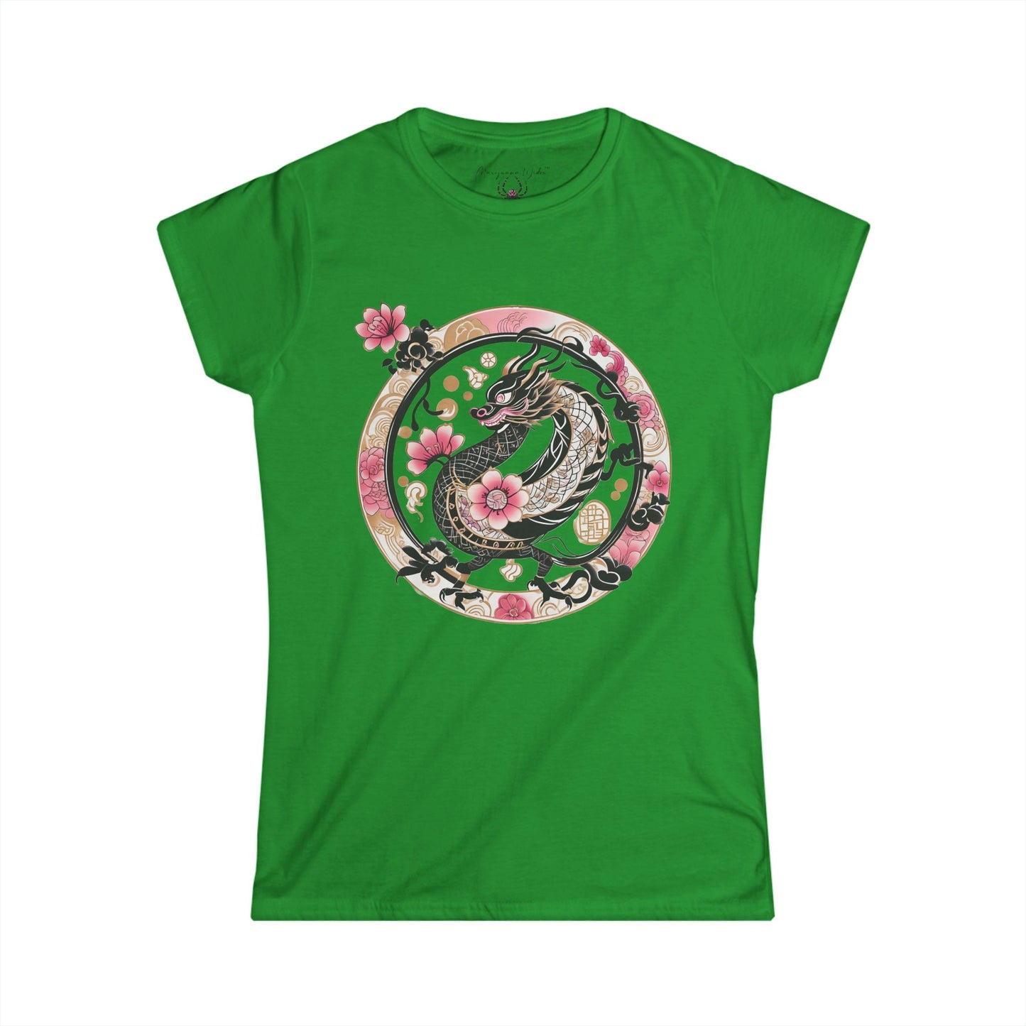 Sakura Dragon Floral Graphic Women's Tee