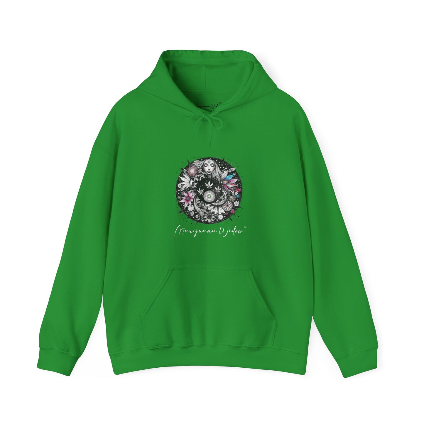 Angel Wings - Angel of Peace — Floral Gothic Spiritual Hoodie