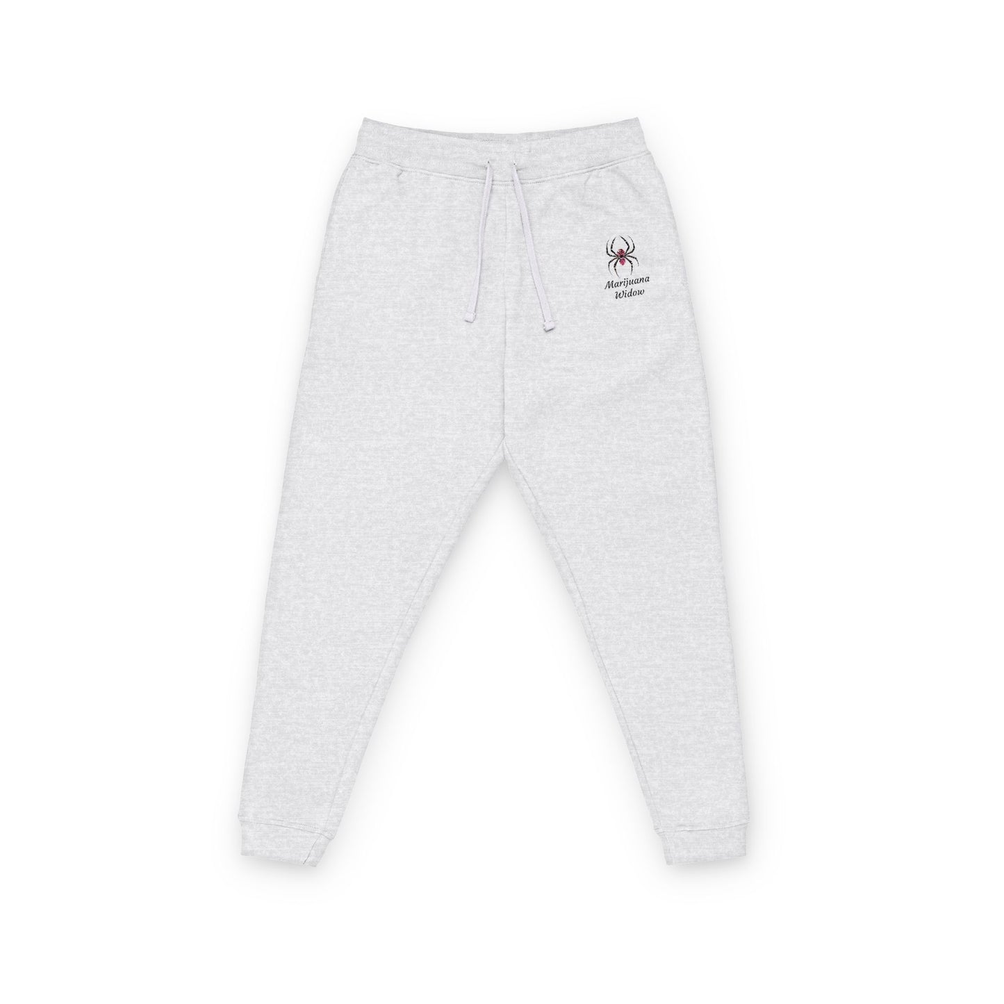 Pink Spider Embroidered Joggers — Cozy Casual Sweatpants for Everyday Wear
