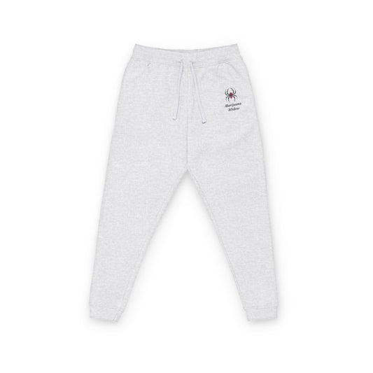 Pink Spider Embroidered Joggers — Cozy Casual Sweatpants for Everyday Wear