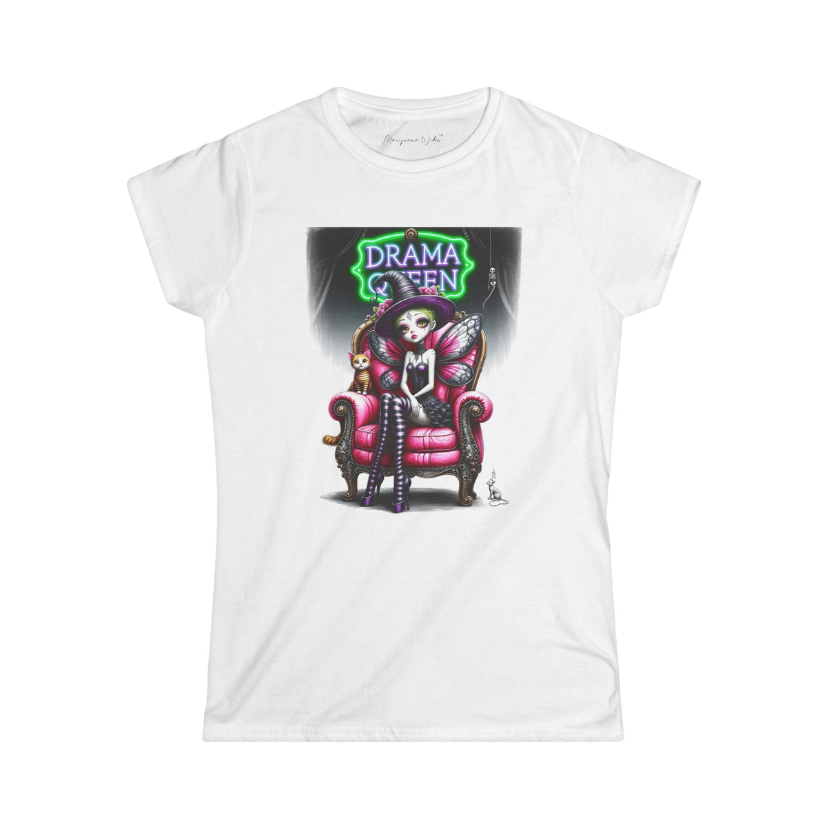 Halloween Fairy - Drama Queen - Women’s Tee - Marijuana Widow