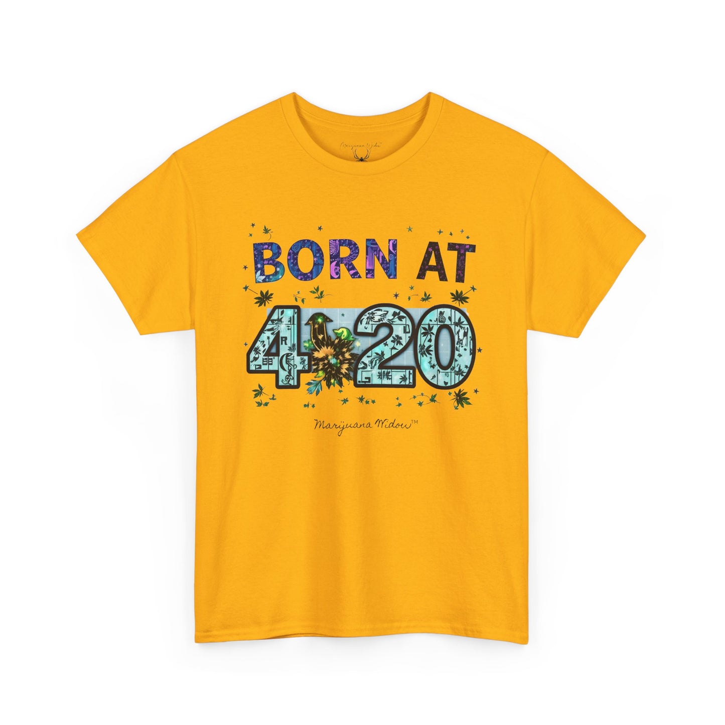 Born at 4/20 T-Shirt — Cannabis Birthday Tee