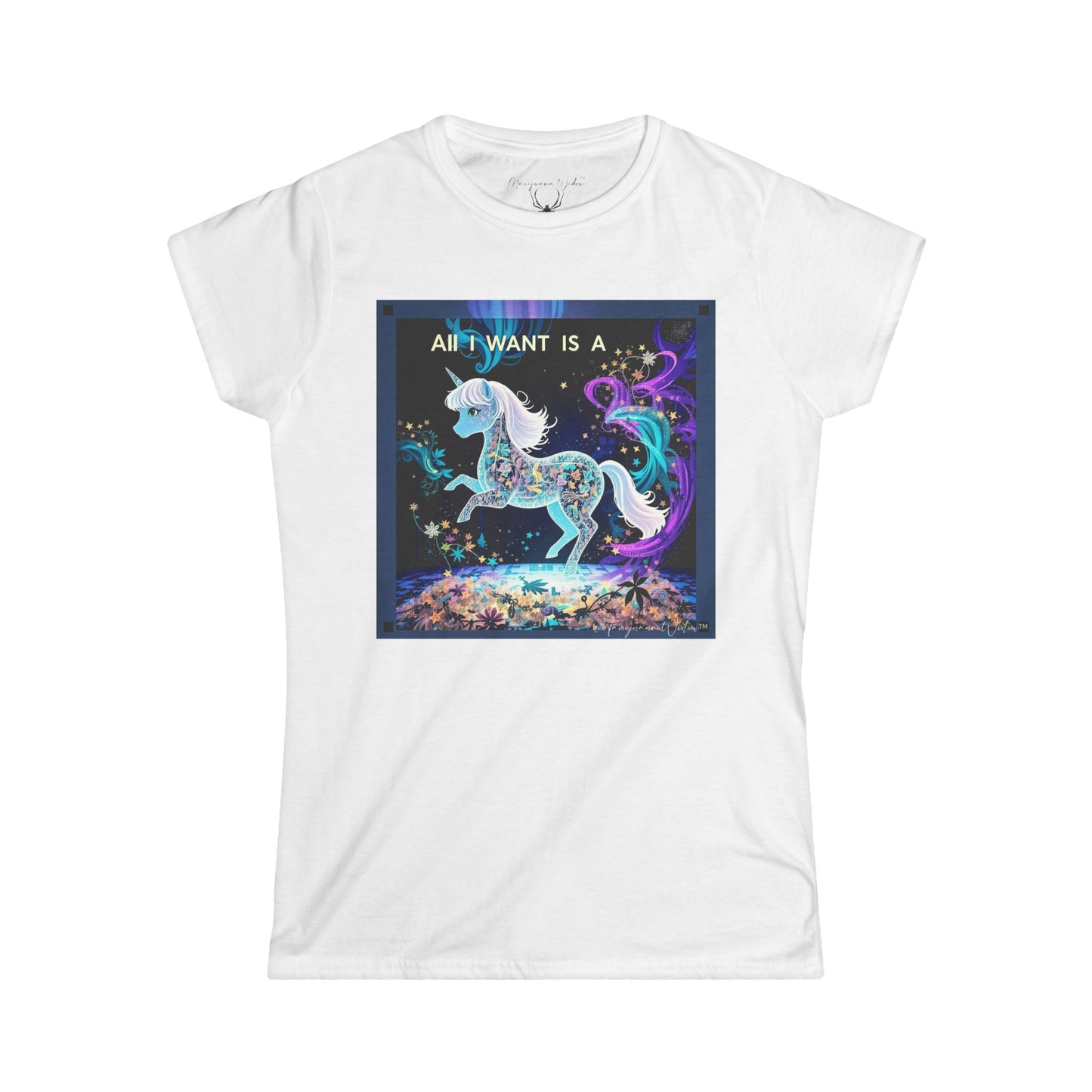 All I Want Is a Unicorn (Blue) — Women's Tee