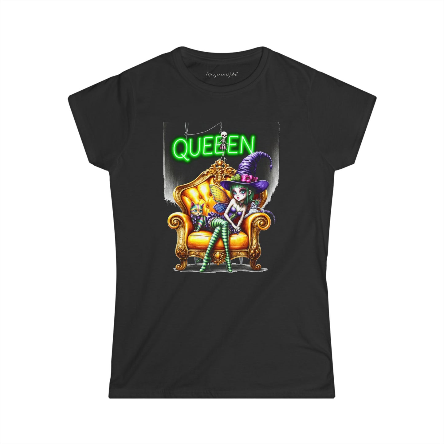 Halloween Fairy - Queen - Women's Tee - Marijuana Widow