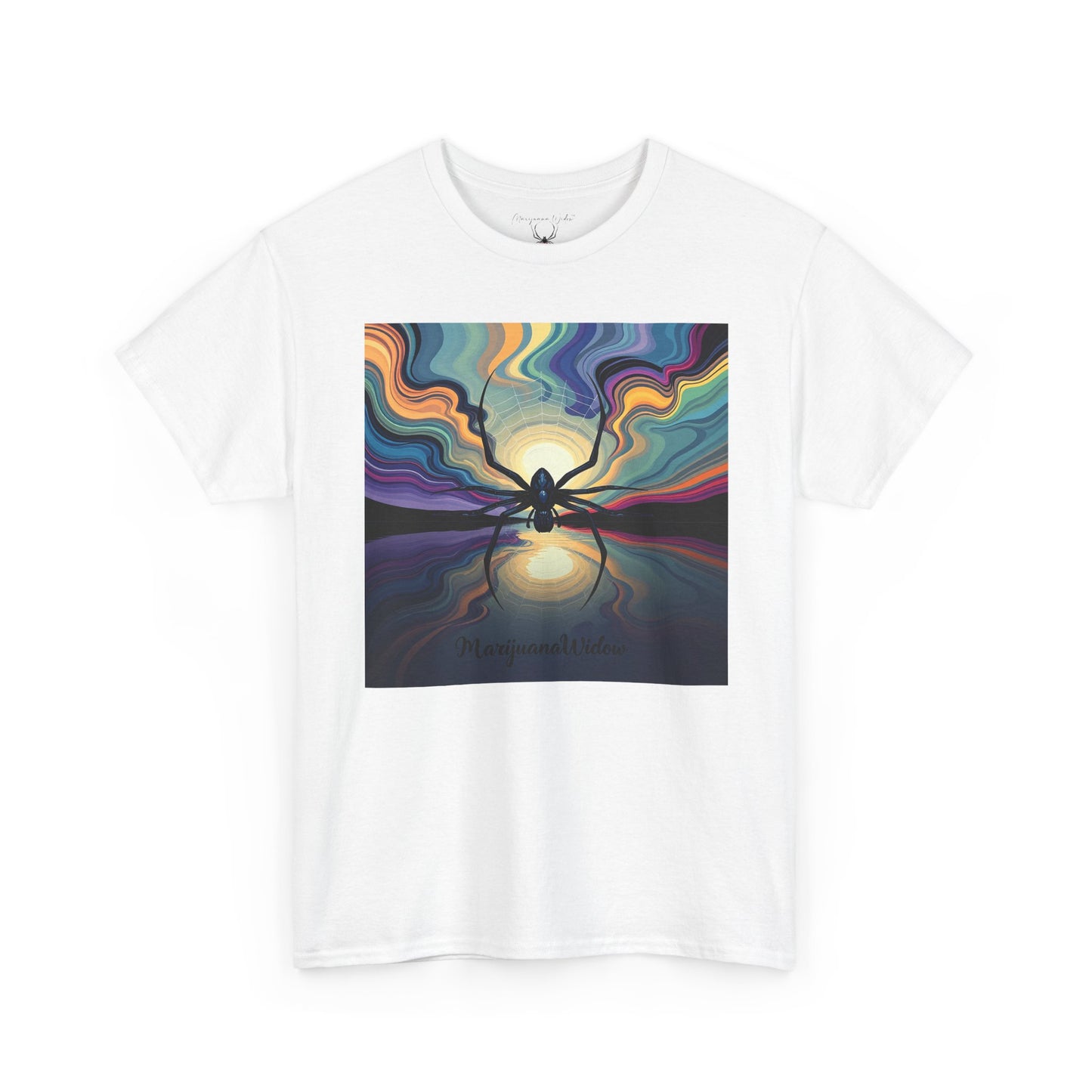 Psychedelic Sunset Spider - Unisex T-Shirt
