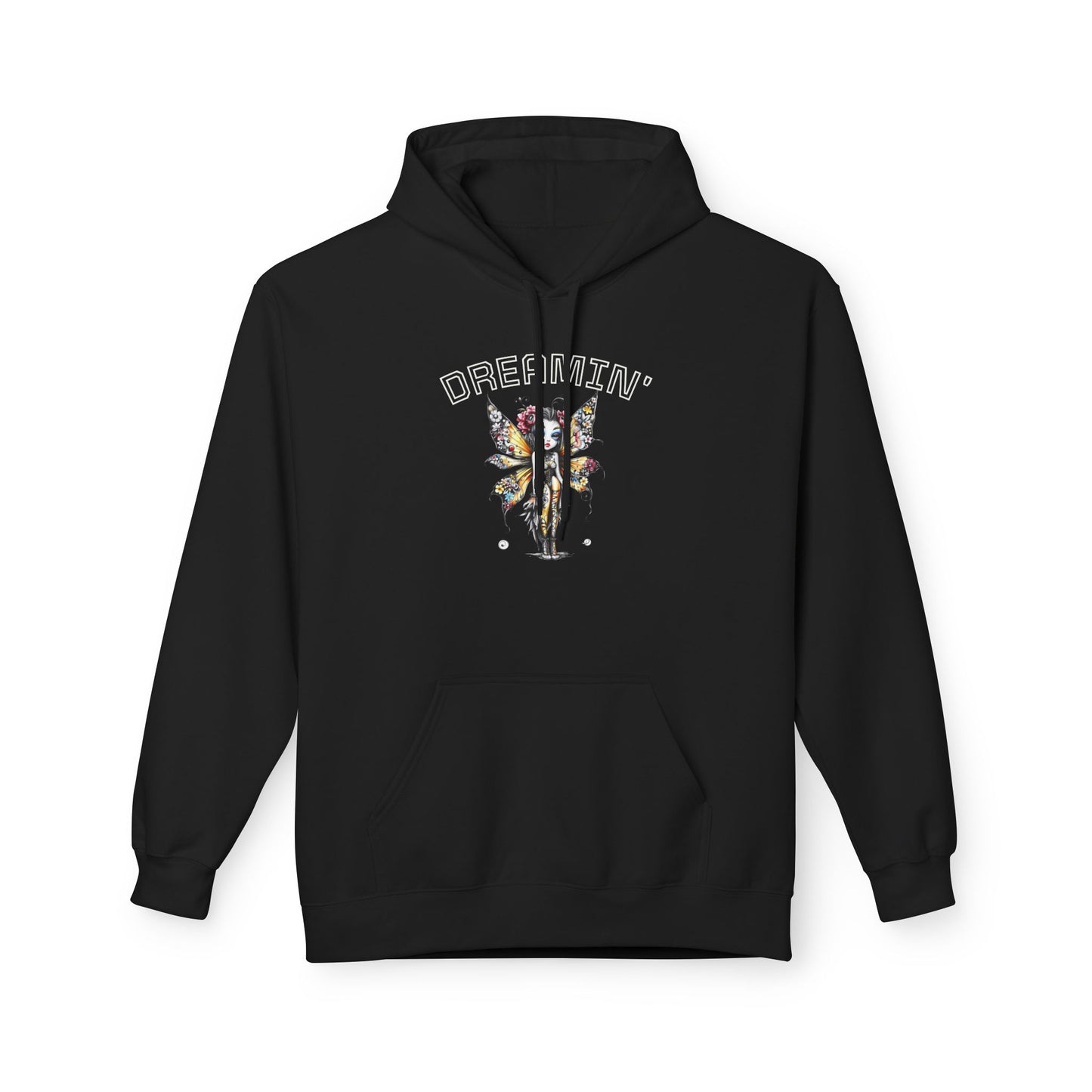 Goth Fairy - Dreamin' Floral Hoodie — Unisex Pullover