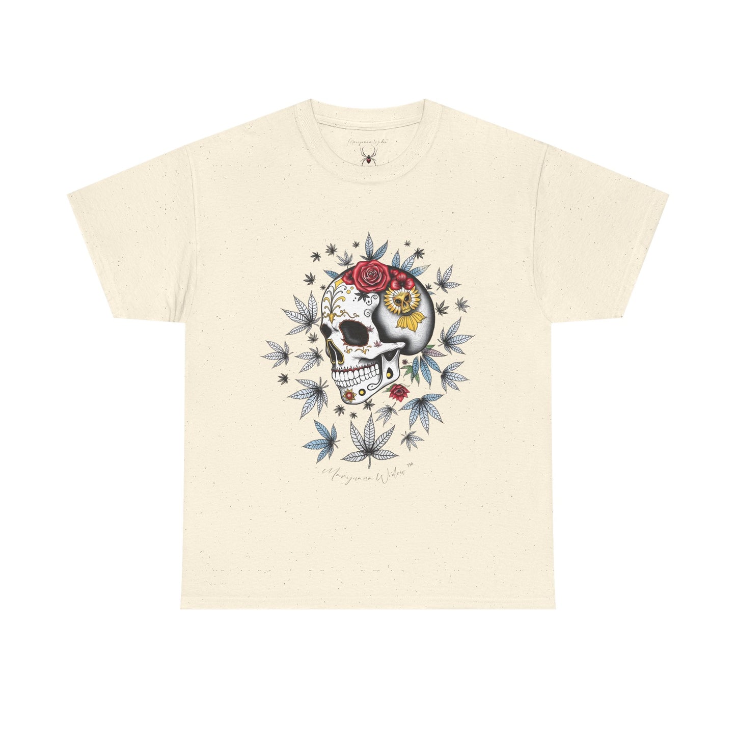 Dia de Los Muertos - Skull - Black Red Gold - Unisex T-shirt