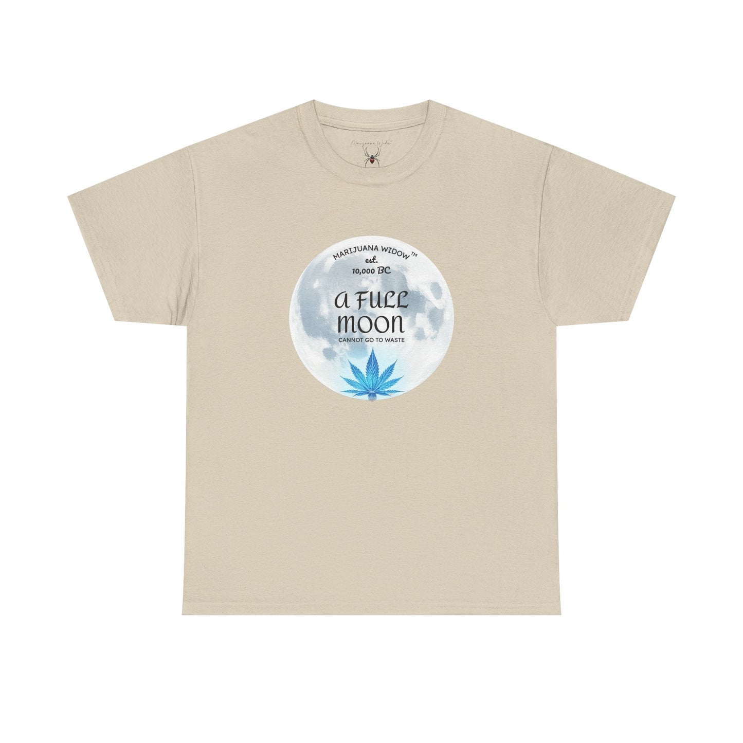 Full Moon Marijuana Flower - Unisex T-shirt
