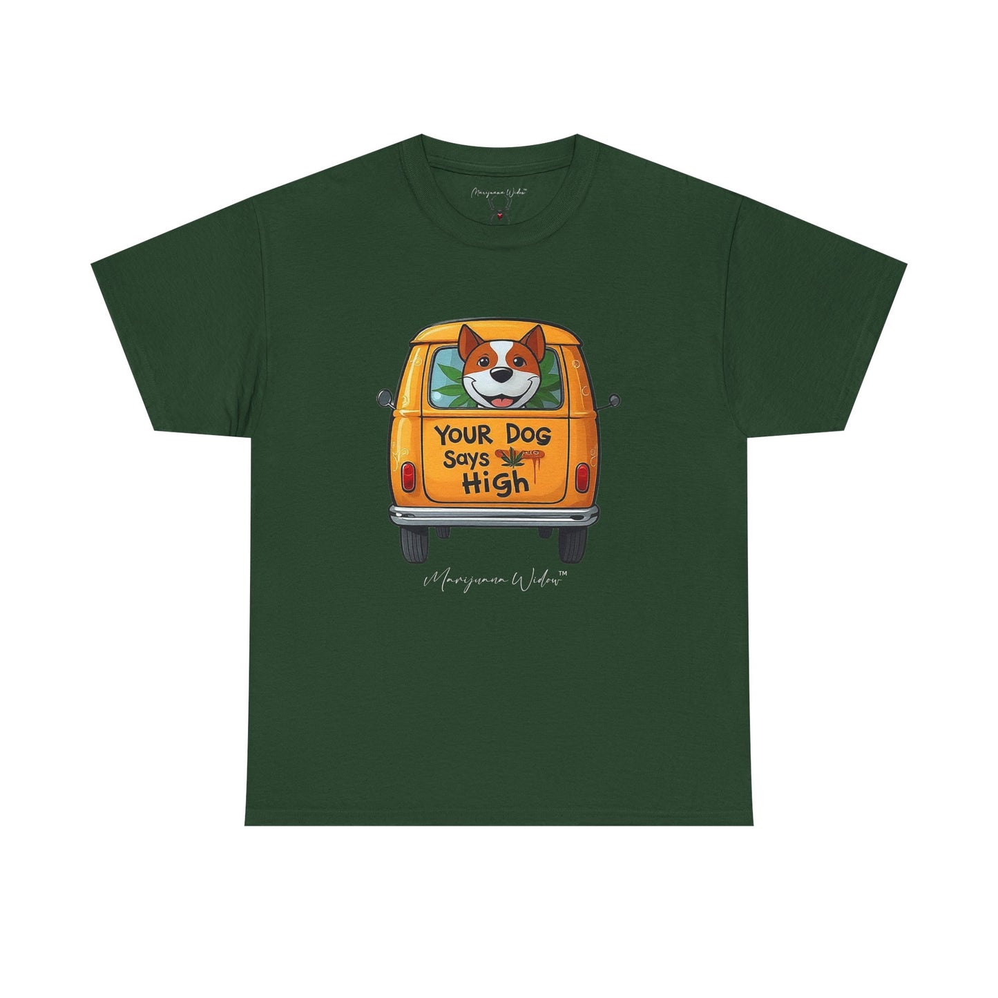 Camper Van High - Your Dog Says High Yellow Van - Unisex T-shirt