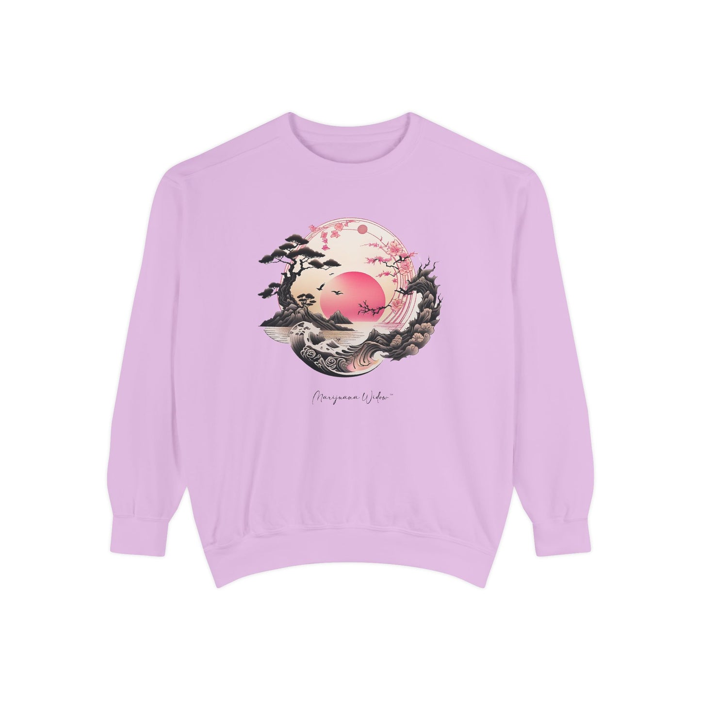 Japanese Sunset Cherry Blossom Sweatshirt
