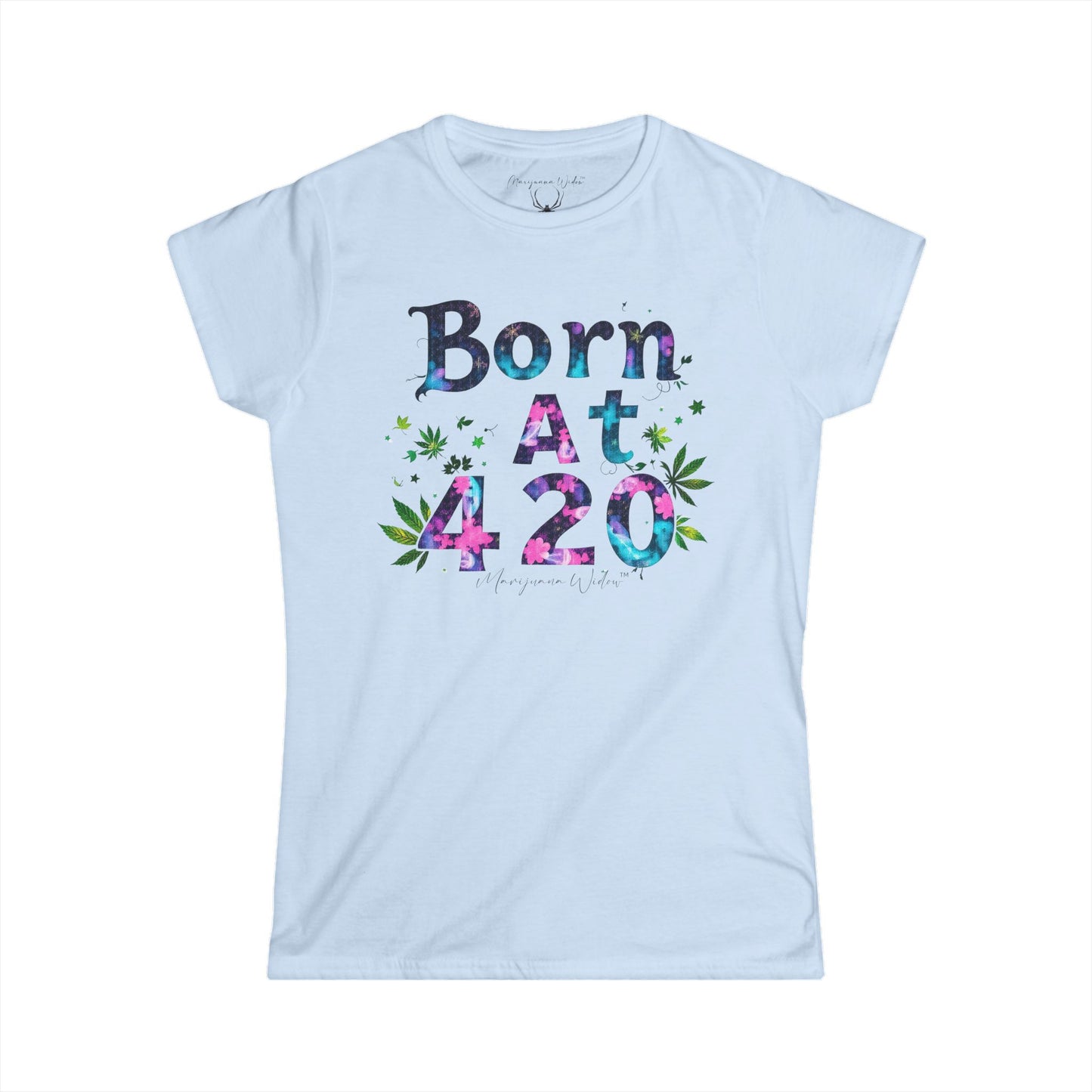 420 Vibes Women's Tee — Born at the Right Time for Easy, Laid-Back Fun