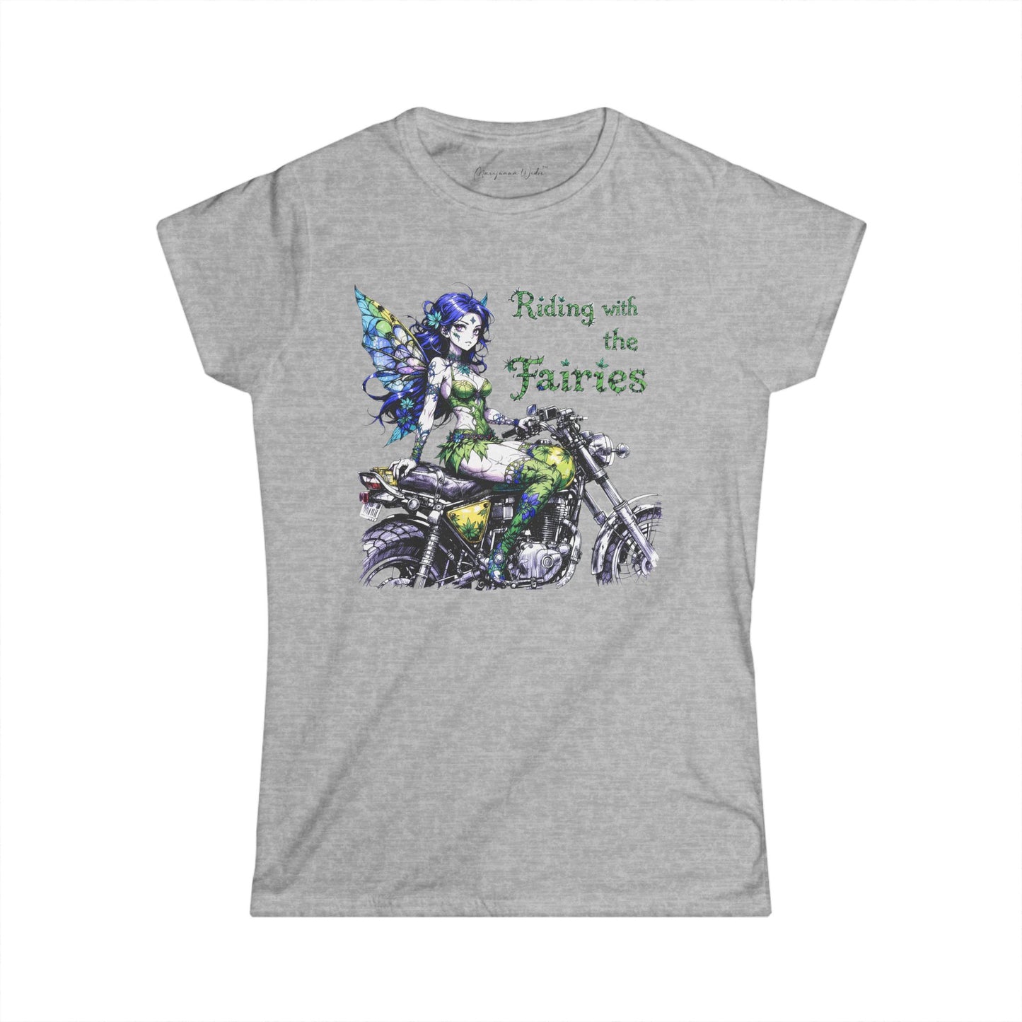 'Riding with the Fairies' Motorcycle Fairy - Fairy Anime - Women's Tee