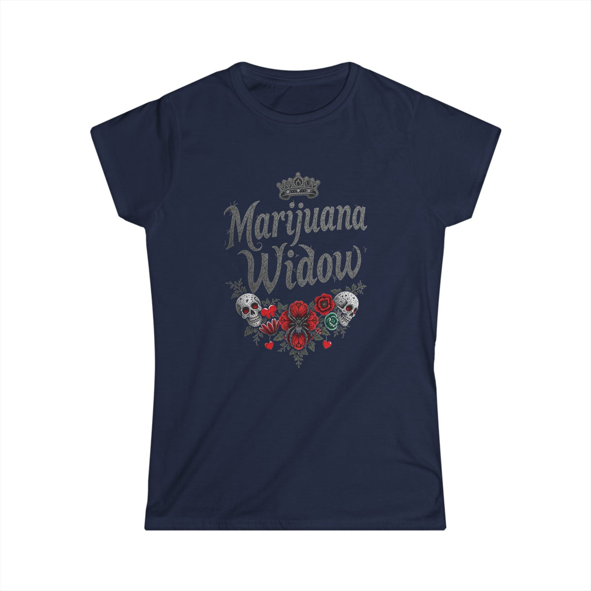 Marijuana Widow "Crowned for Life" Women's Softstyle Tee - Marijuana Widow