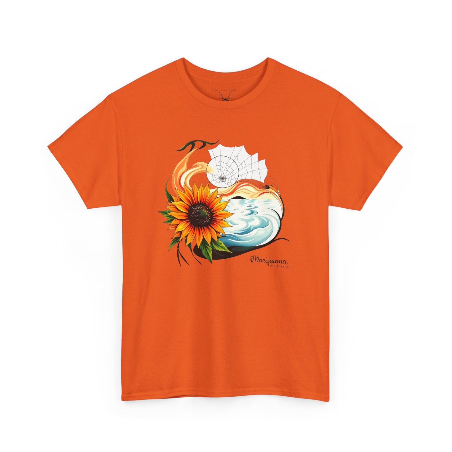 Sunflower Wave T-Shirt — Dreamcatcher Ocean Floral - Unisex T-shirt