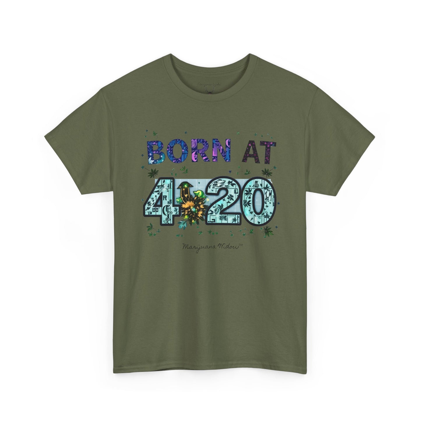 Born at 4/20 T-Shirt — Cannabis Birthday Tee