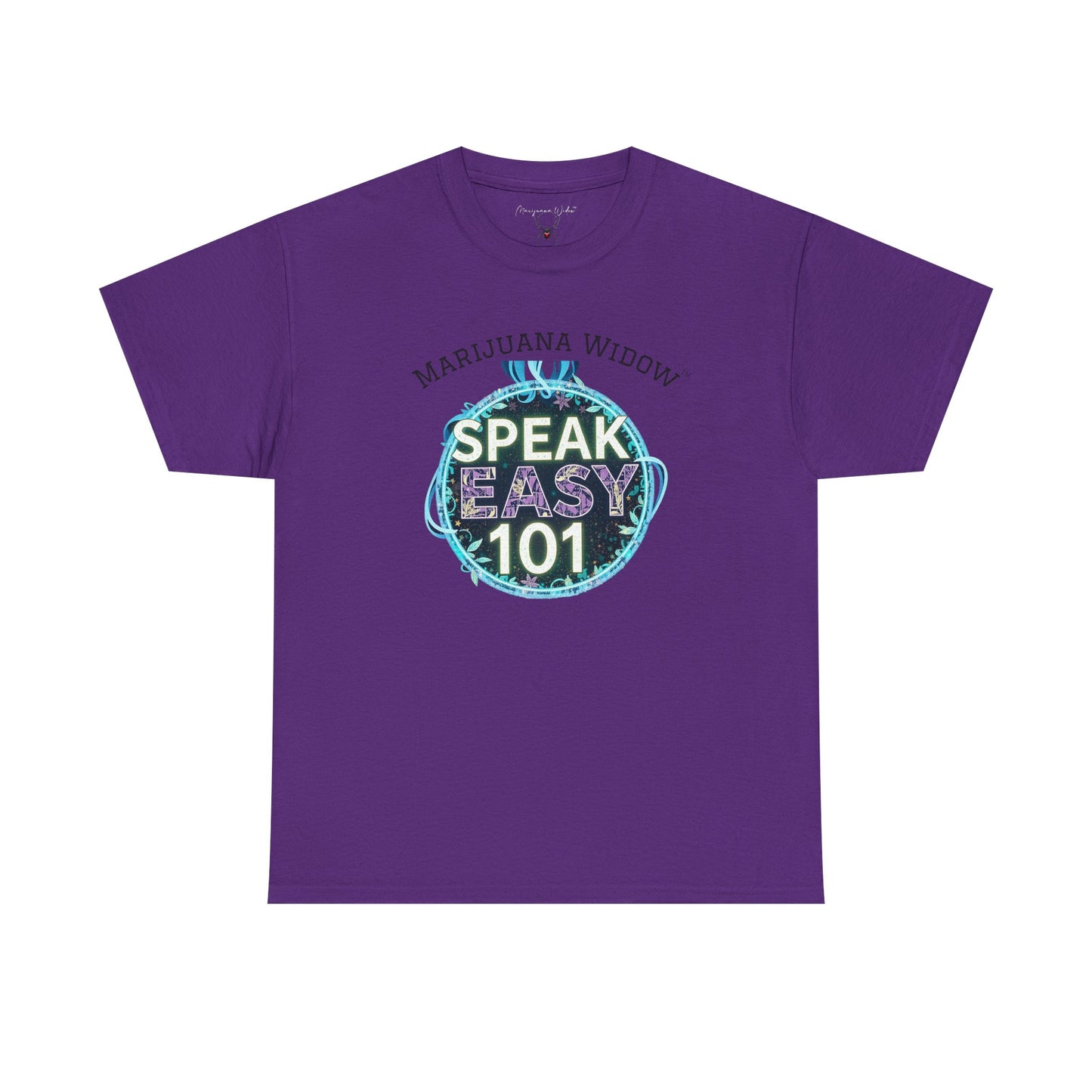Speak Easy 101 T-Shirt — Marijuana Widow Graphic Tee