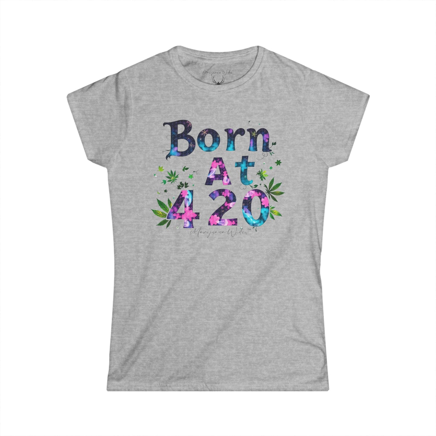420 Vibes Women's Tee — Born at the Right Time for Easy, Laid-Back Fun