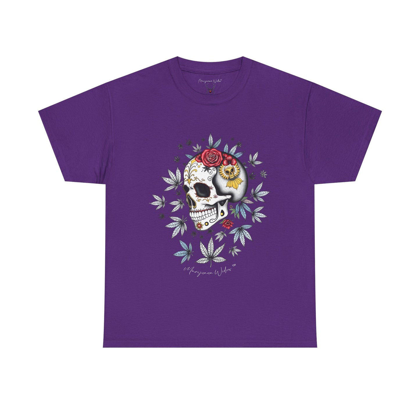 Dia de Los Muertos - Skull - Black Red Gold - Unisex T-shirt