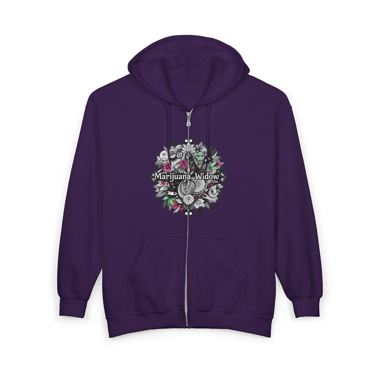 Angel Wings - Just A Girl - Graphic Full-Zip Unisex Sweatshirt
