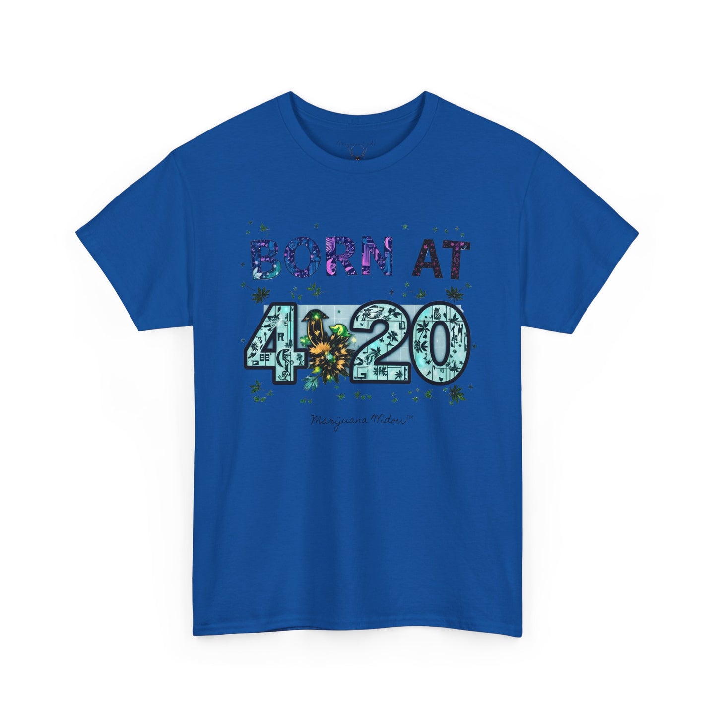 Born at 4/20 T-Shirt — Cannabis Birthday Tee
