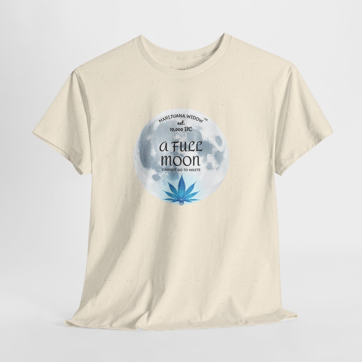 Full Moon Marijuana Flower - Unisex T-shirt