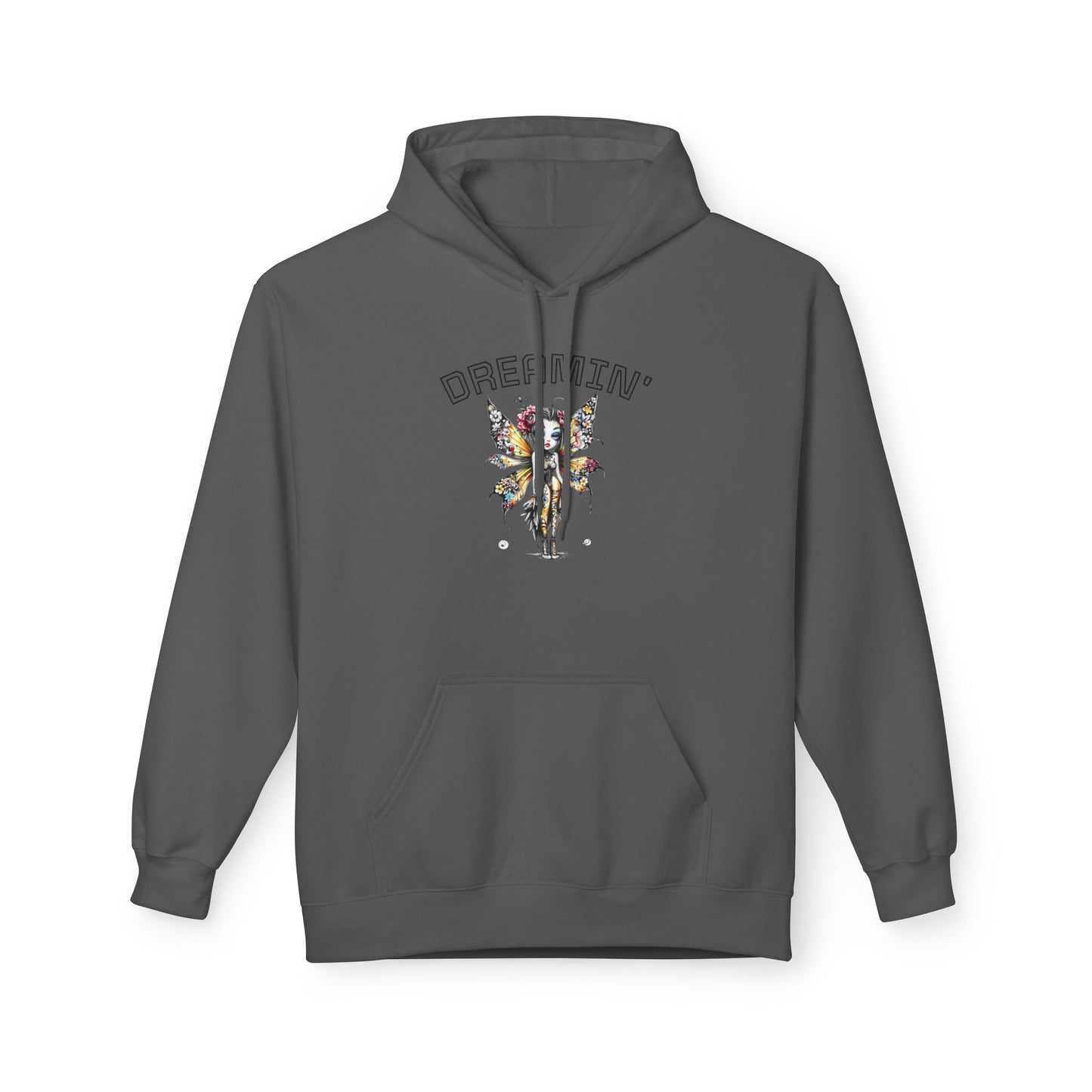 Goth Fairy - Dreamin' Floral Hoodie — Unisex Pullover