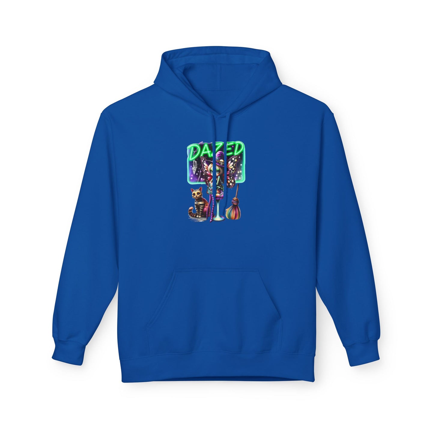 Halloween Fairy - Dazed - Retro Neon Unisex Hoodie - Marijuana Widow