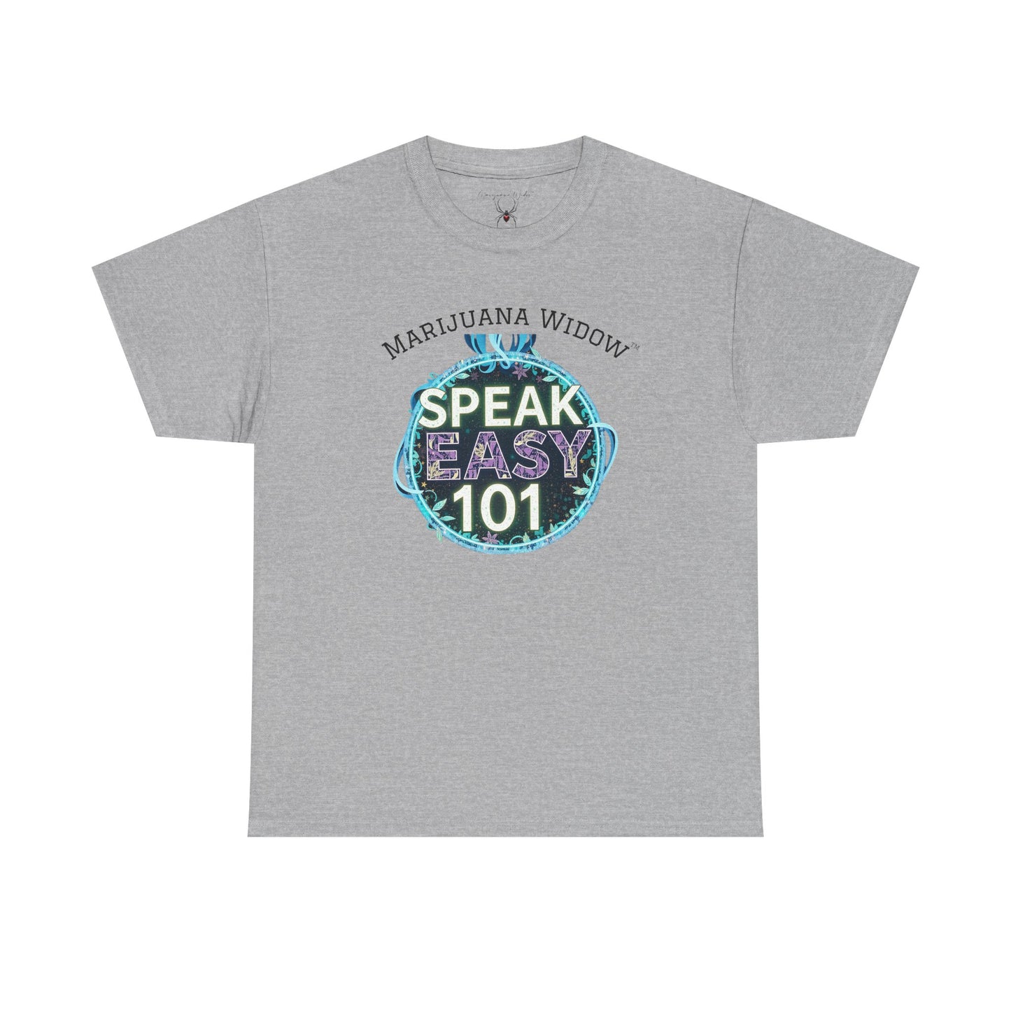 Speak Easy 101 T-Shirt — Marijuana Widow Graphic Tee