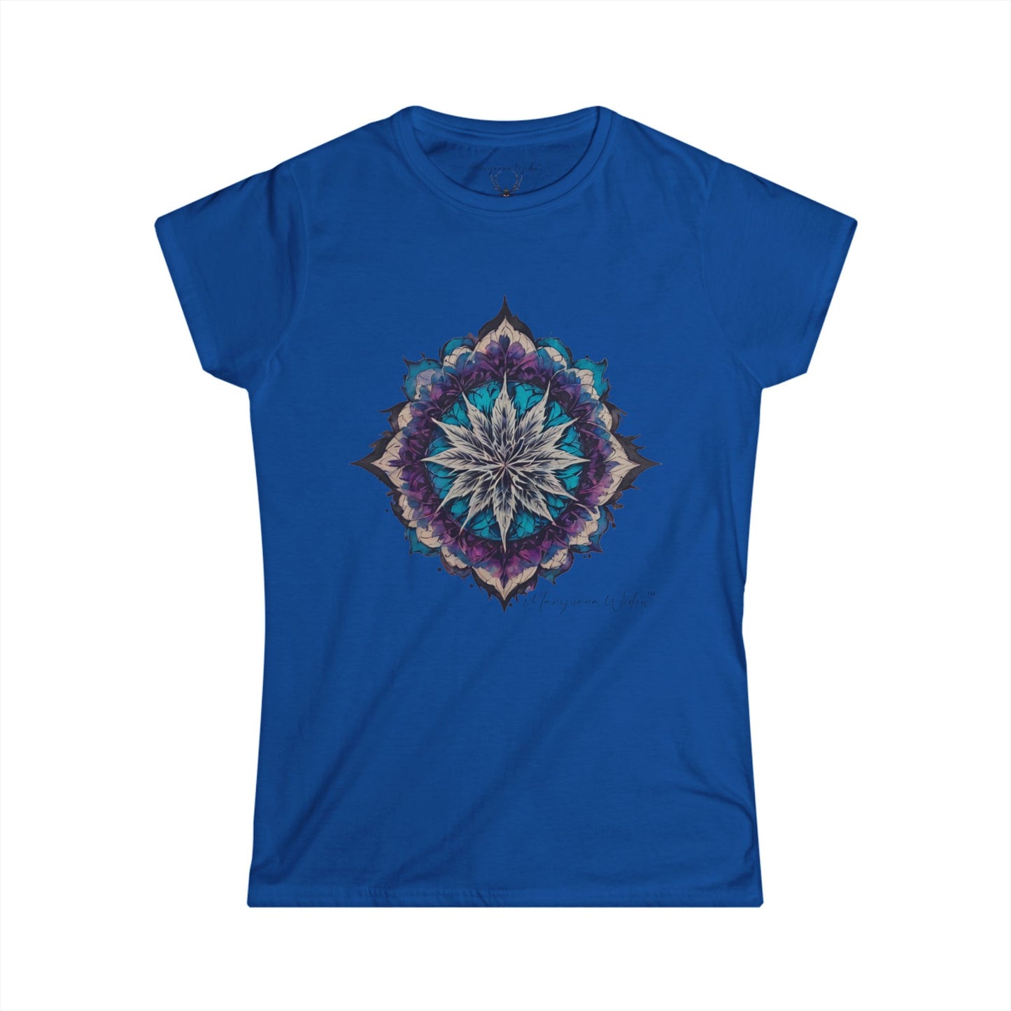 Spiritual Journey in Purple and Blue — Women's Tee