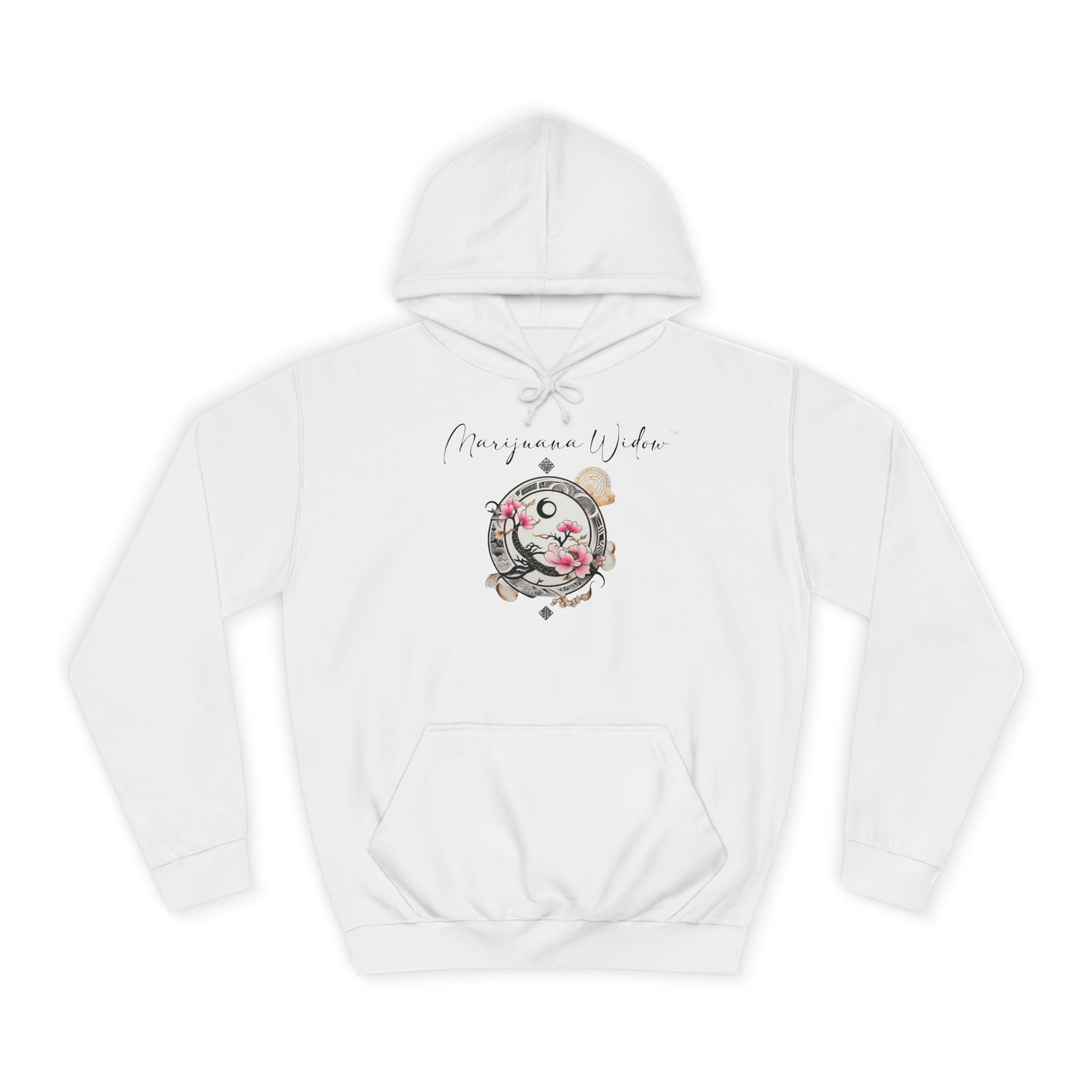 Ride the Dragon - Dragon Floral Hoodie - Japanese-Inspired Unisex Hoodie
