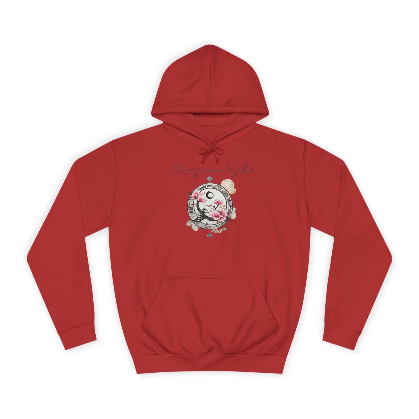 Ride the Dragon - Dragon Floral Hoodie - Japanese-Inspired Unisex Hoodie