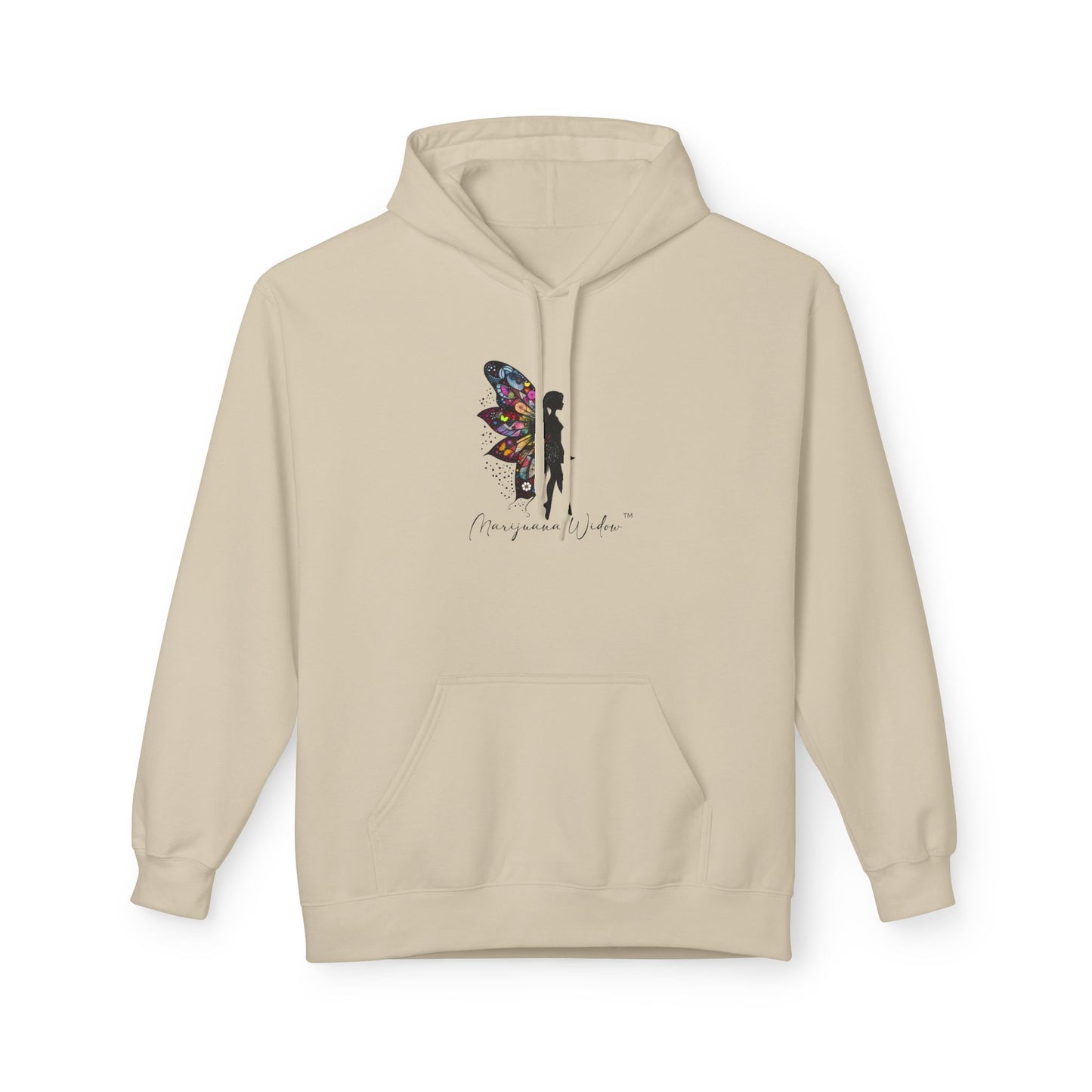 Fairy Dancer - Fairy Butterfly Wings Hoodie — Colorful Butterfly Mosaic Design