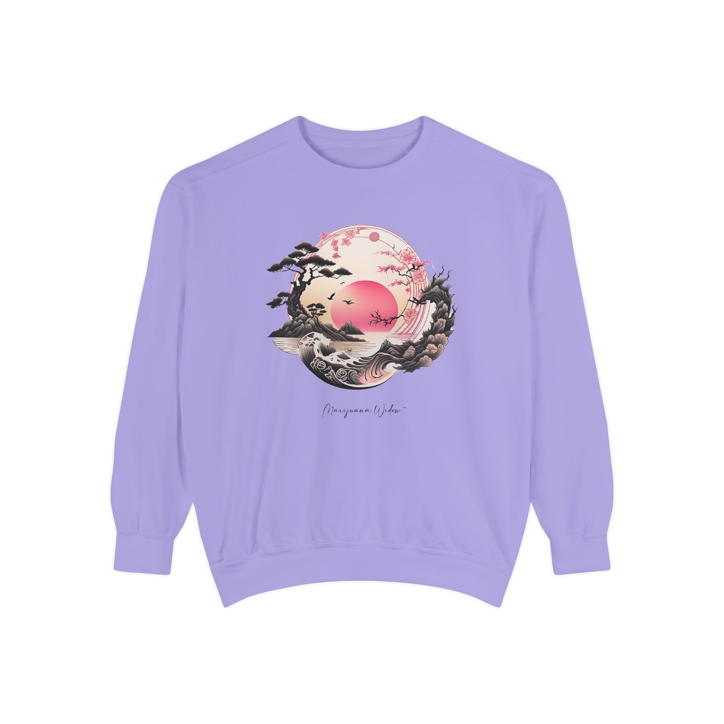 Japanese Sunset Cherry Blossom Sweatshirt