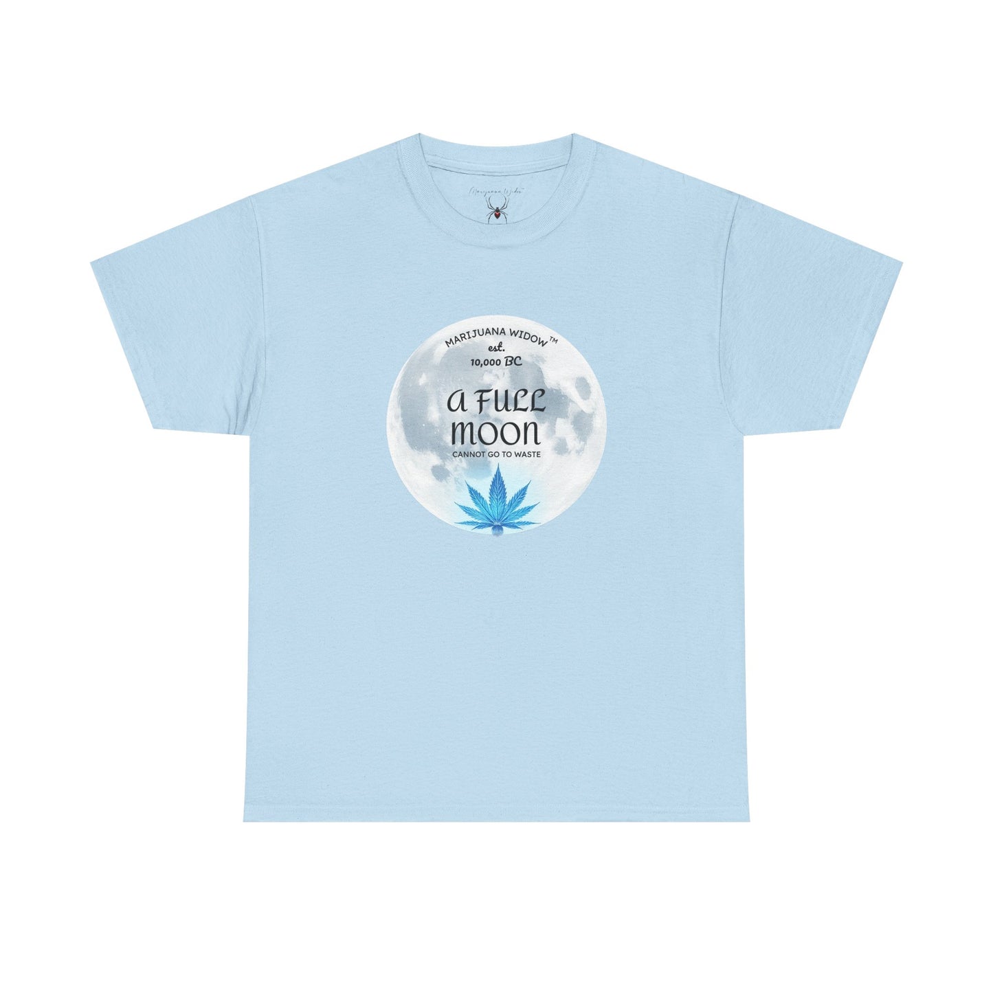 Full Moon Marijuana Flower - Unisex T-shirt