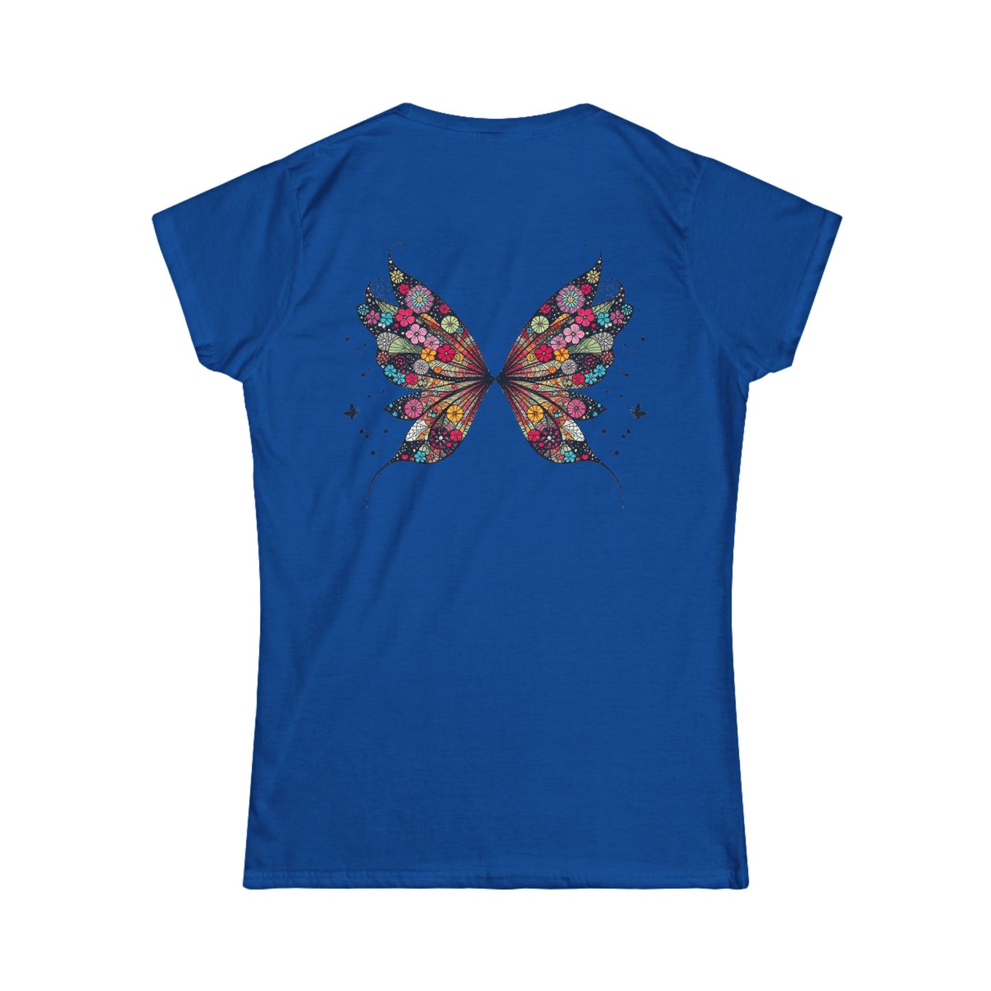 Touch Me - Fairy Butterfly - Floral Fairy Wings Tee — Women's Graphic T-Shirt - Marijuana Widow