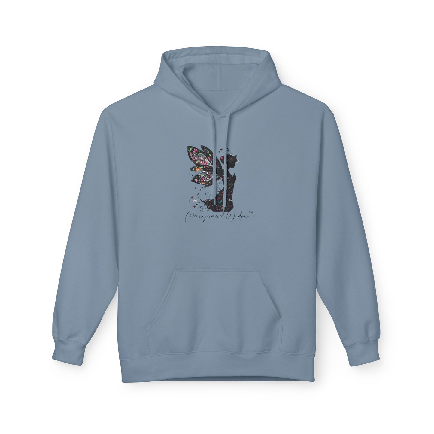Praying for Peace - Fairy Butterfly Floral Wings Hoodie — Whimsical Butterfly Silhouette Pullover
