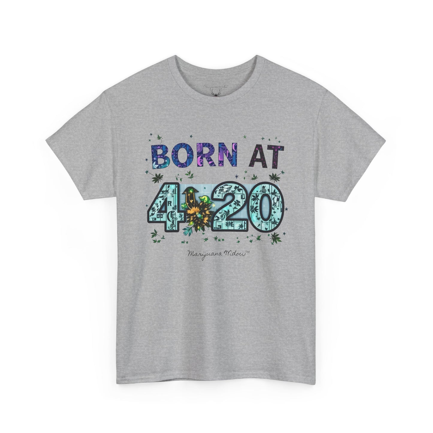Born at 4/20 T-Shirt — Cannabis Birthday Tee