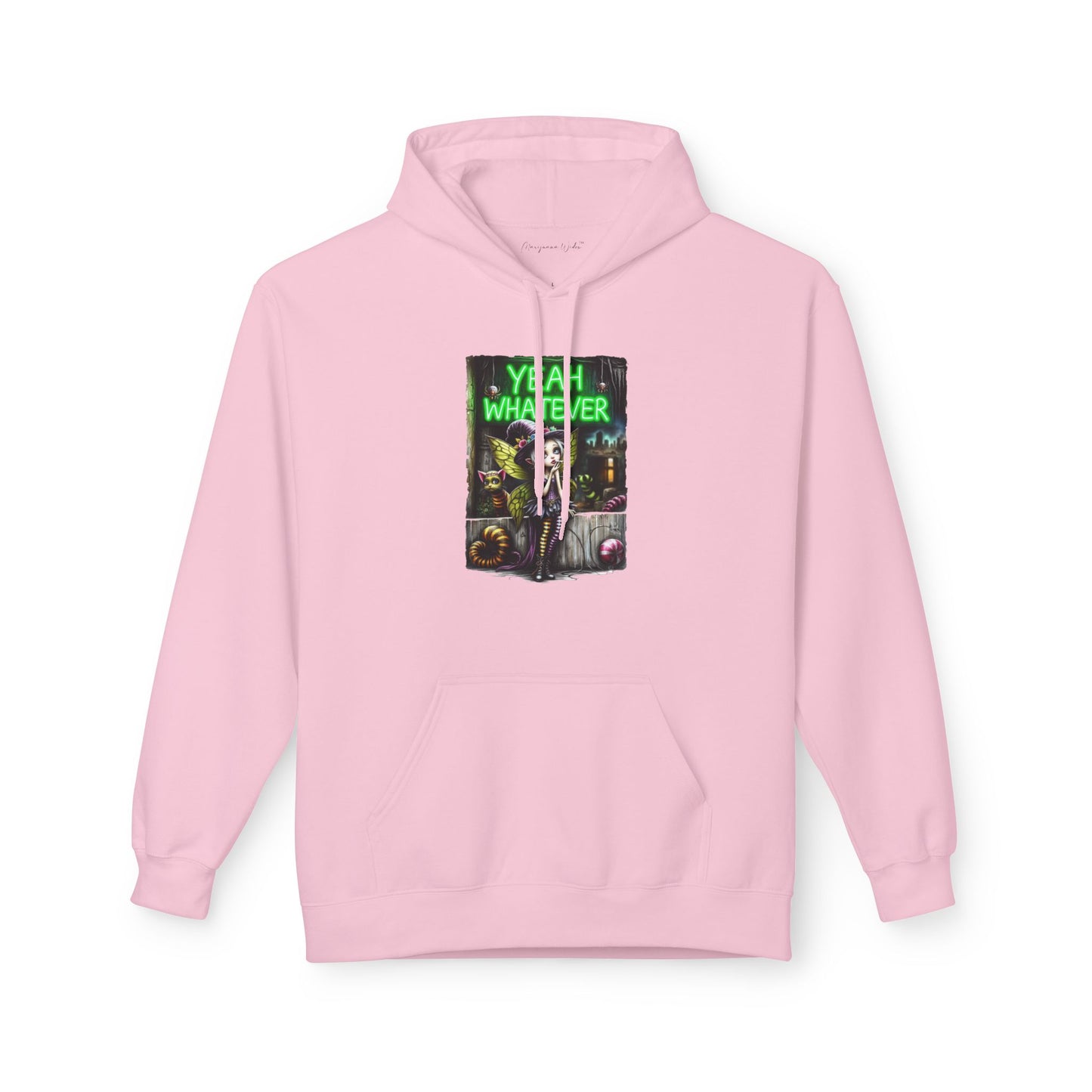 Halloween Fairy - Yeah Whatever - Graphic Unisex Hoodie — Streetwear Pullover