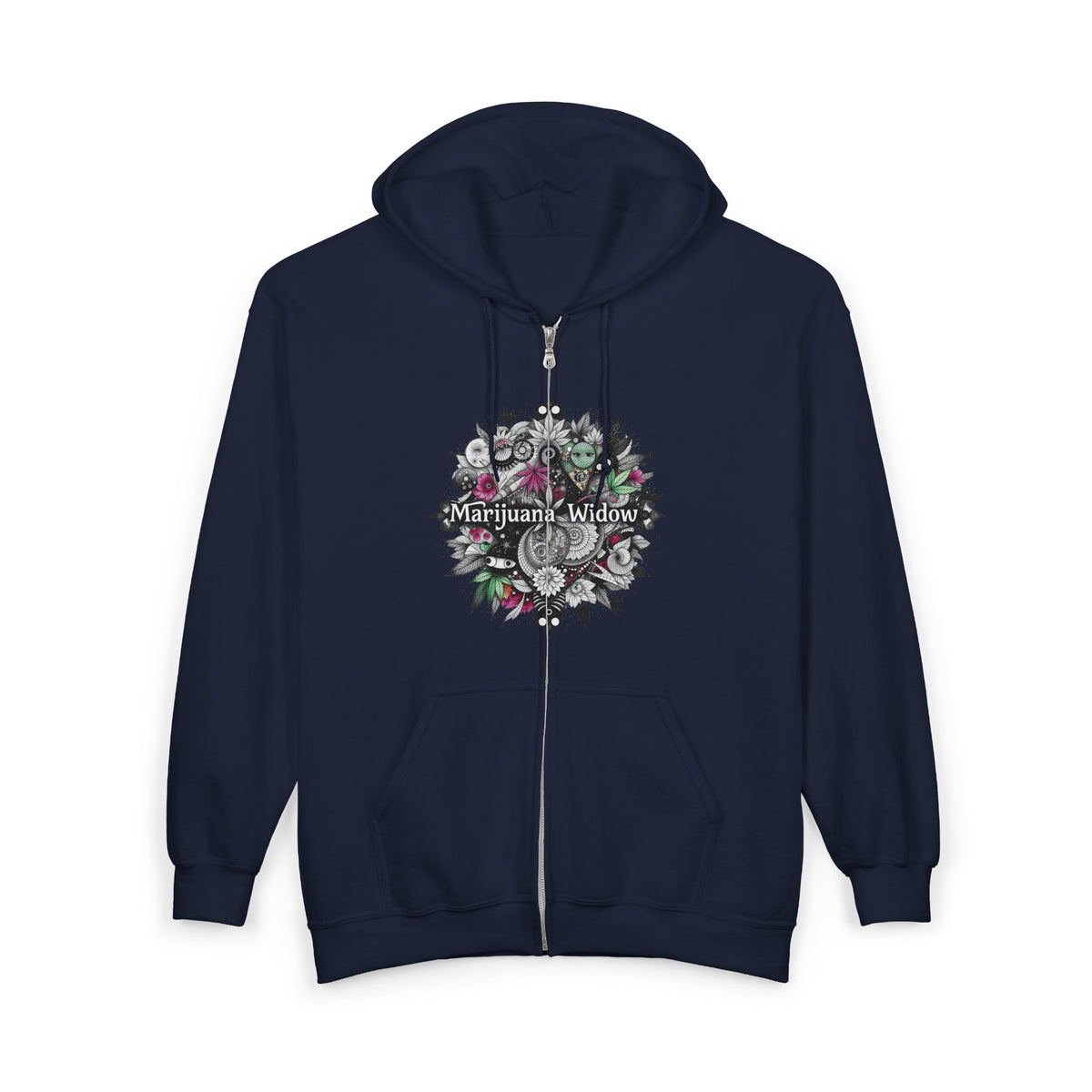 Angel Wings - Just A Girl - Graphic Full-Zip Unisex Sweatshirt