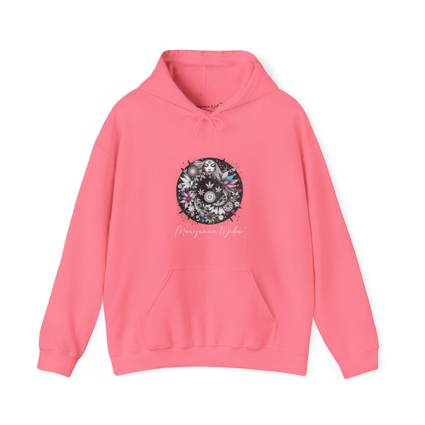 Angel Wings - Angel of Peace — Floral Gothic Spiritual Hoodie